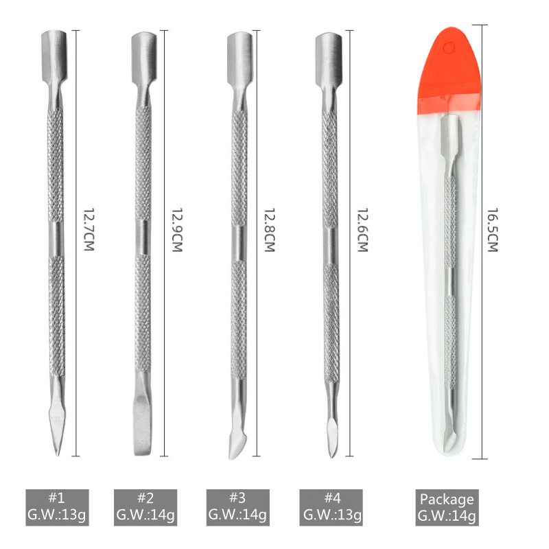 Sand/Mirror Nail Cuticle Pusher