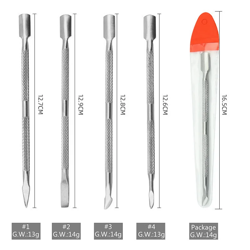 Sand/Mirror Nail Cuticle Pusher